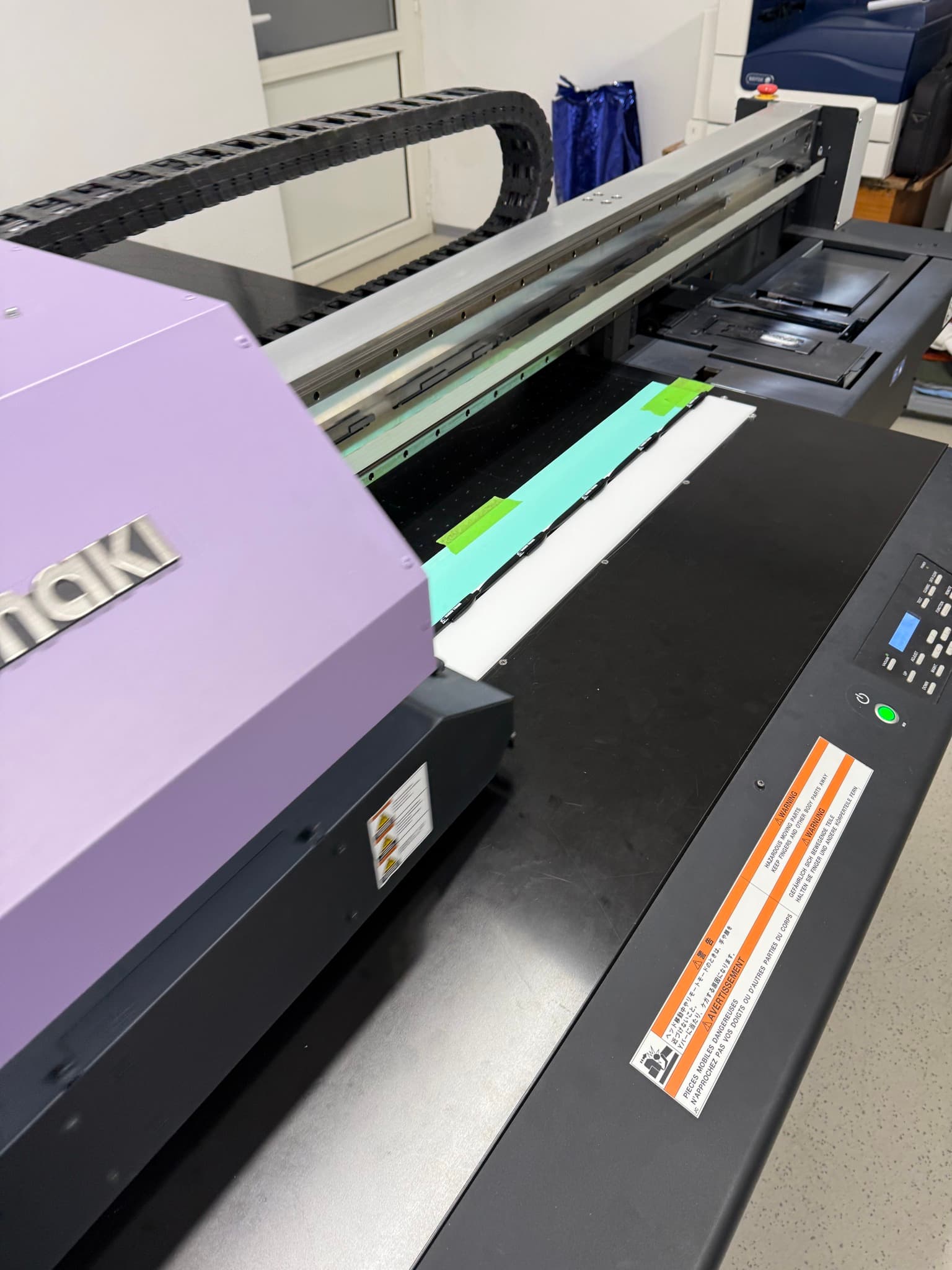 UV tiskalnik Mimaki v Pro Fist delavnici